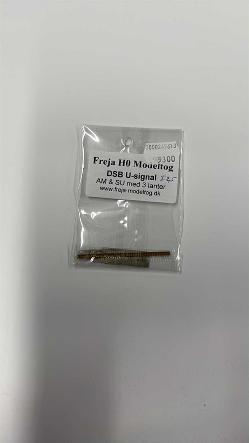 Freja Modeltog 014 DSB U-Signal AM & SU med 3 lanter, H0 